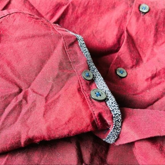 Cactus Man • NWT Maroon Long Sleeve Dress Shirt - Picture 8 of 9